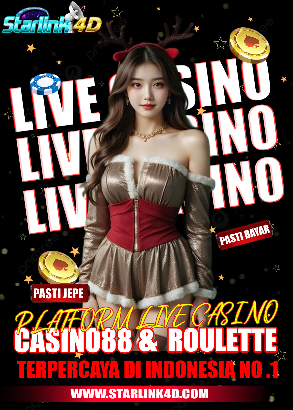 STARLINK4D 🏆️ Platform Live Casino88 dan Roulette Terpercaya di Indonesia